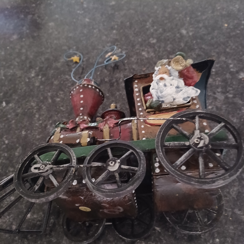 Vintage Locomotive Hand painted